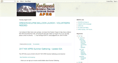 Desktop Screenshot of blog.nwaprs.info